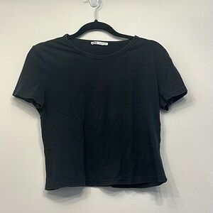 Zara black t-shirt size s